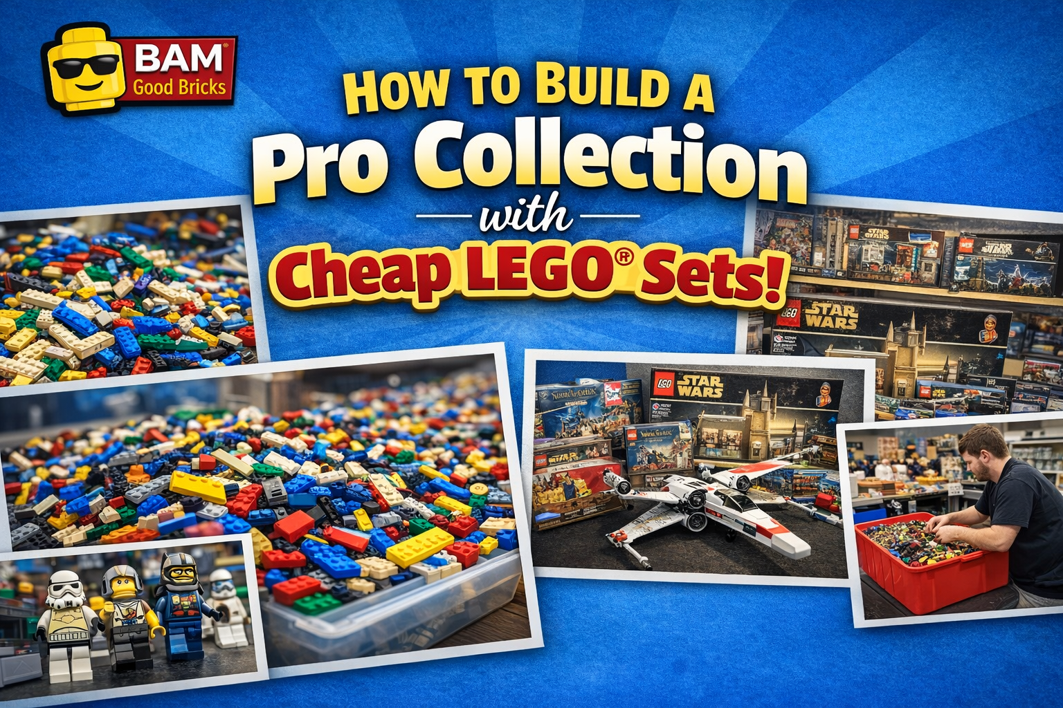 How to Build Pro collection with cheap lego sets