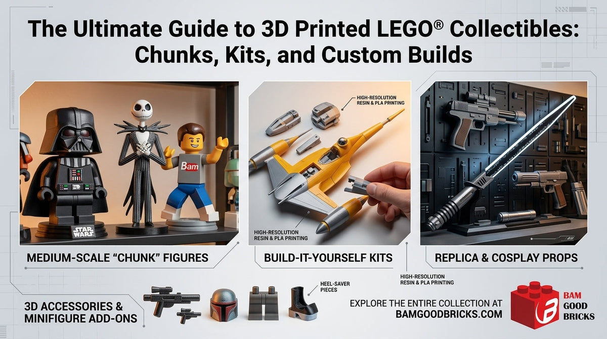 The Ultimate Guide to 3D Printed LEGO® Collectibles: Chunks, Kits, and Custom Builds