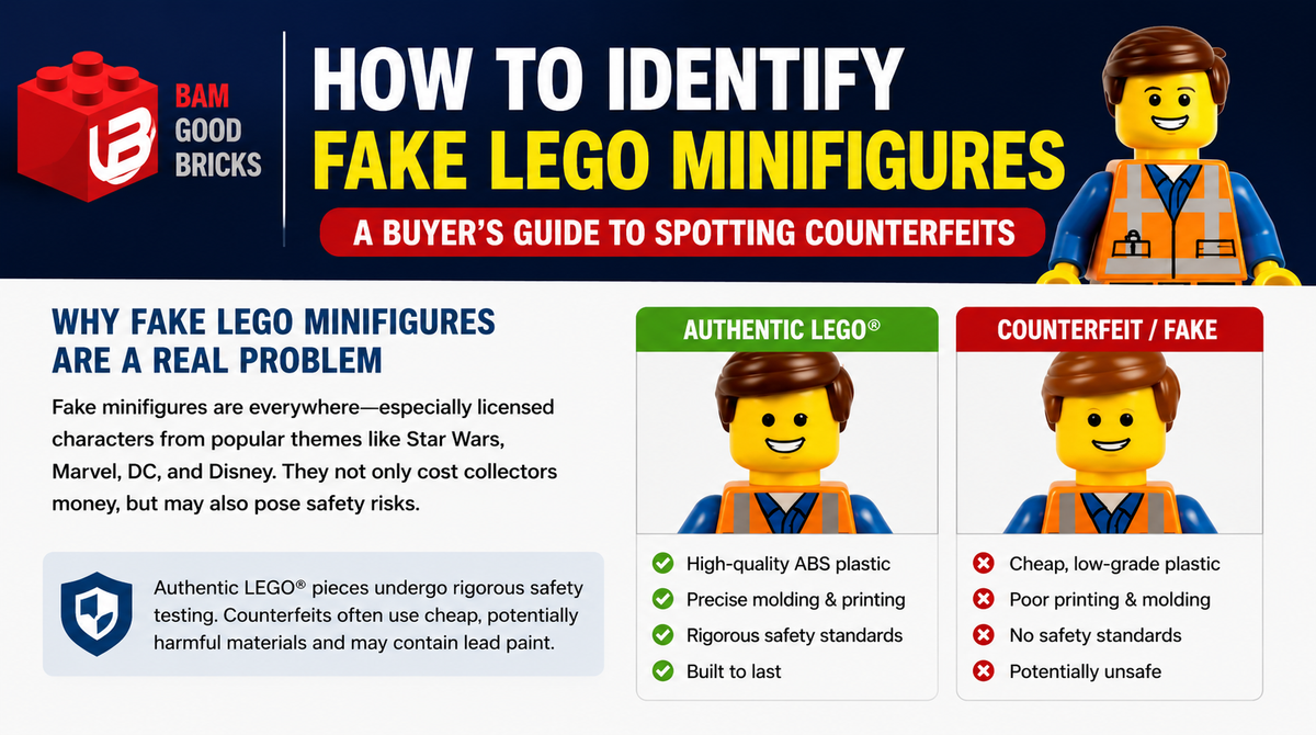 How to Identify Fake Lego Minifigures: Buyer's Guide