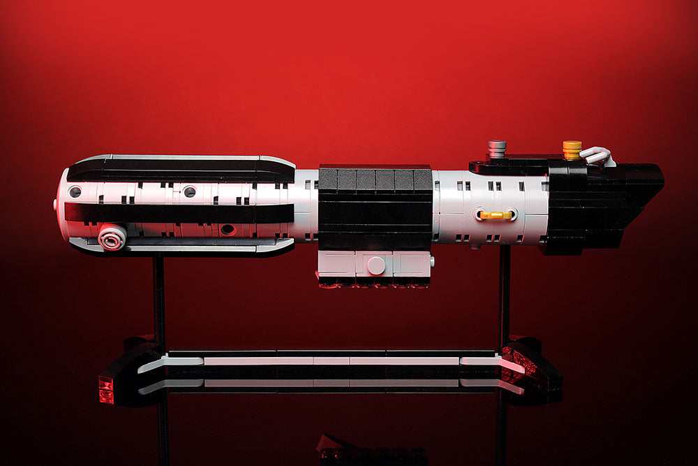Brickshow Shop Custom Life Size Darth Vader's Saber w/ Stand made using LEGO parts Building Kit