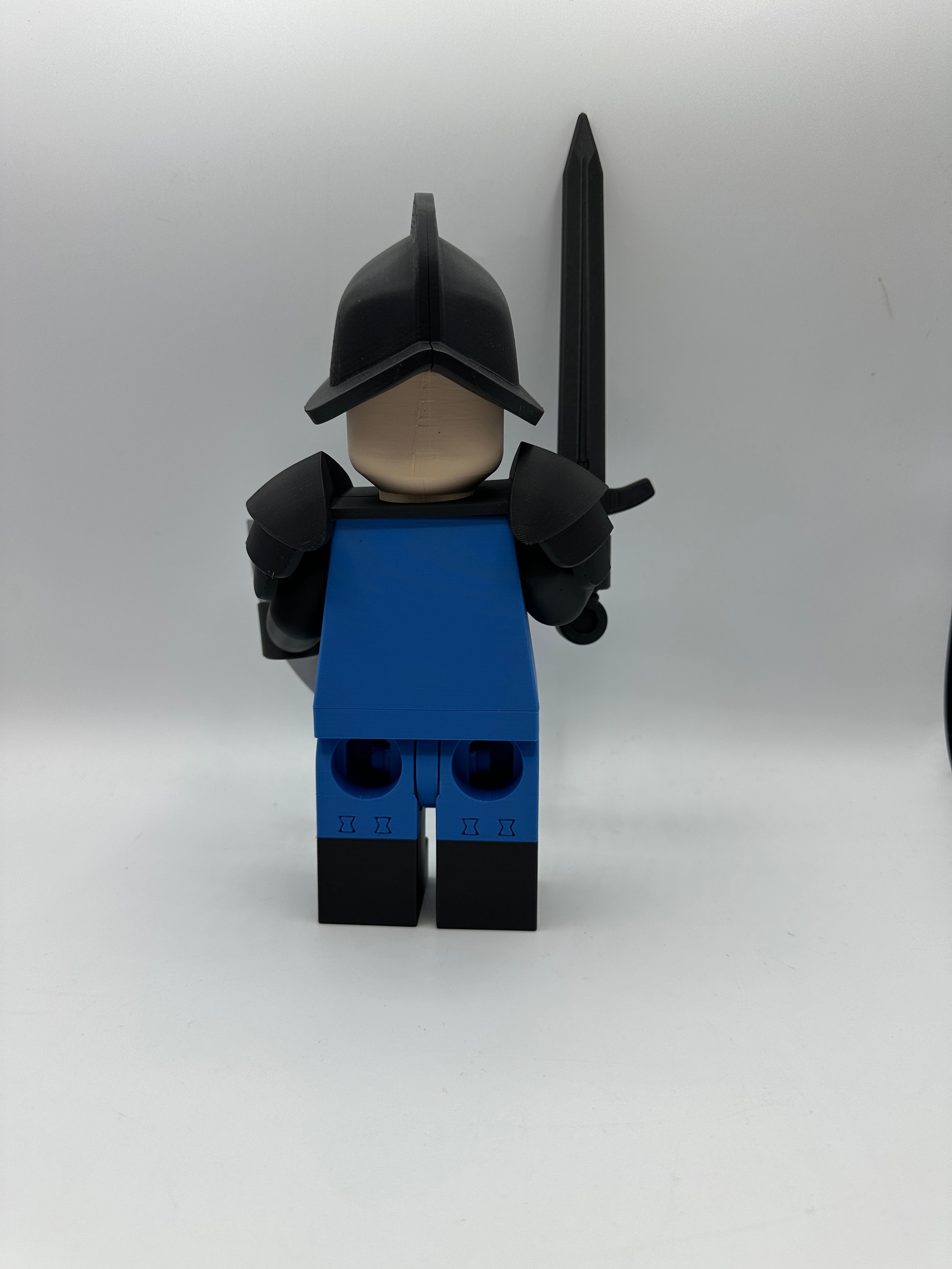 LEGO-inspired Spaniard Knight Display Figure Collectible