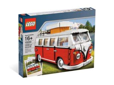 LEGO® Sculptures 10220 Volkswagen T1 Camper Van (VW Bus) Building Kit