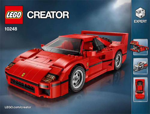 LEGO® Creator 10248 Ferrari F40 Building Kit
