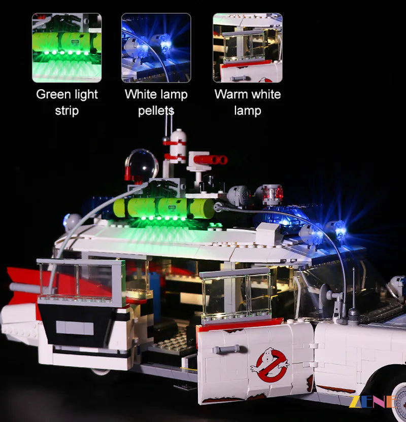 LEGO Light Kit for Ghost Busters ECTO 1 10274 Ver. 2 Halloween