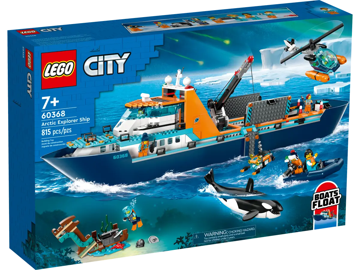 LEGO® Town 60368 - Arctic Explorer Ship Preowned Building Kit