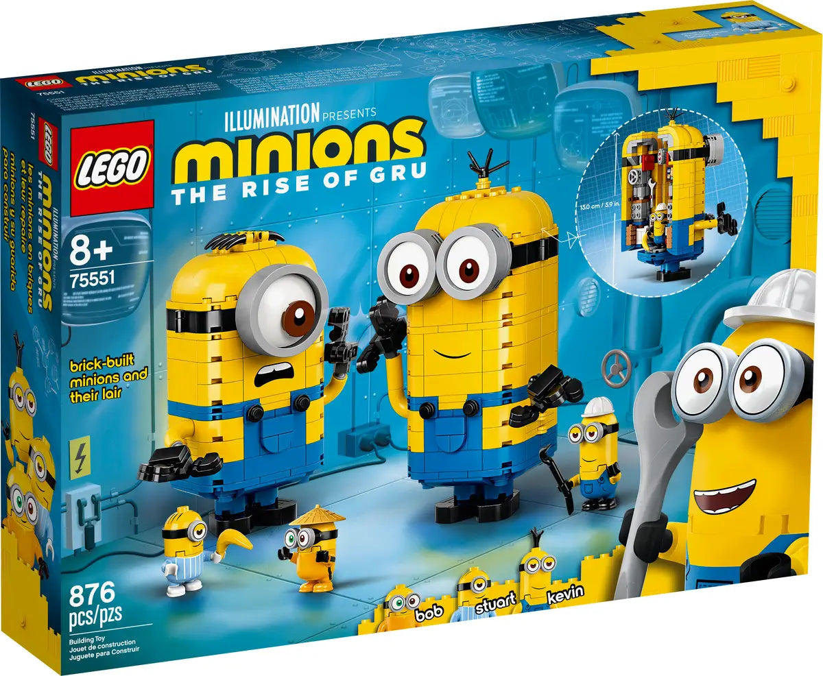 LEGO® Despicable Me and Minions 75551 - Brick-Built Minions and Their Lair Preowned Building Kit