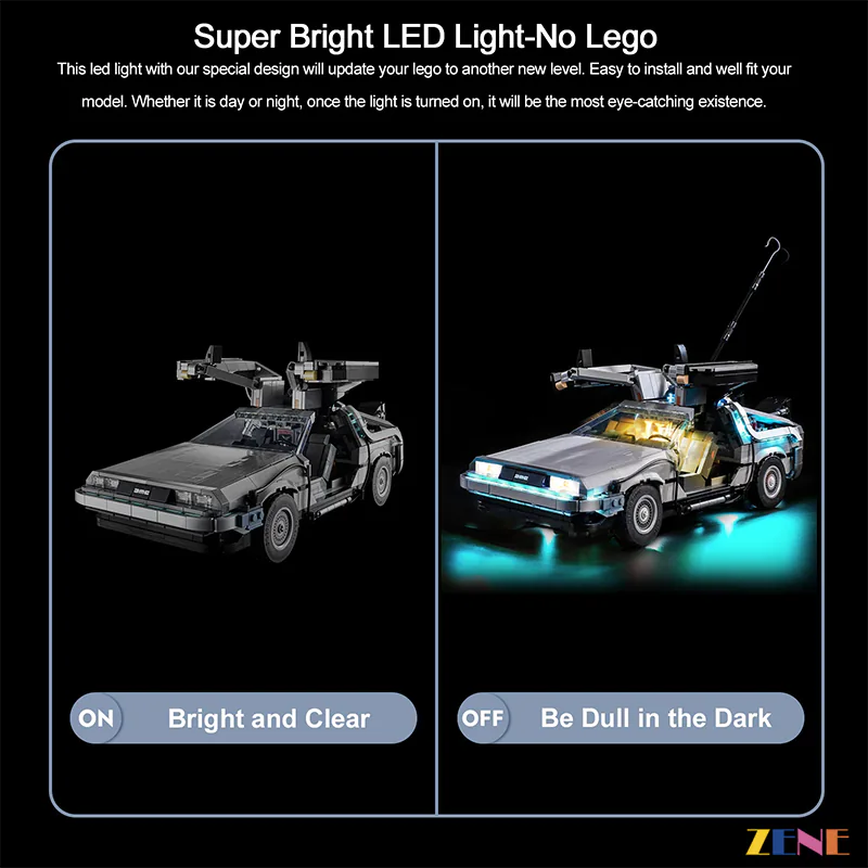 LEGO Light Kit for Back to the Future Time Machine 10300