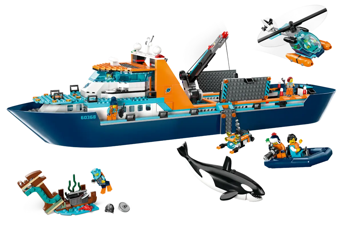 LEGO® Town 60368 Arctic Explorer Ship Building Kit