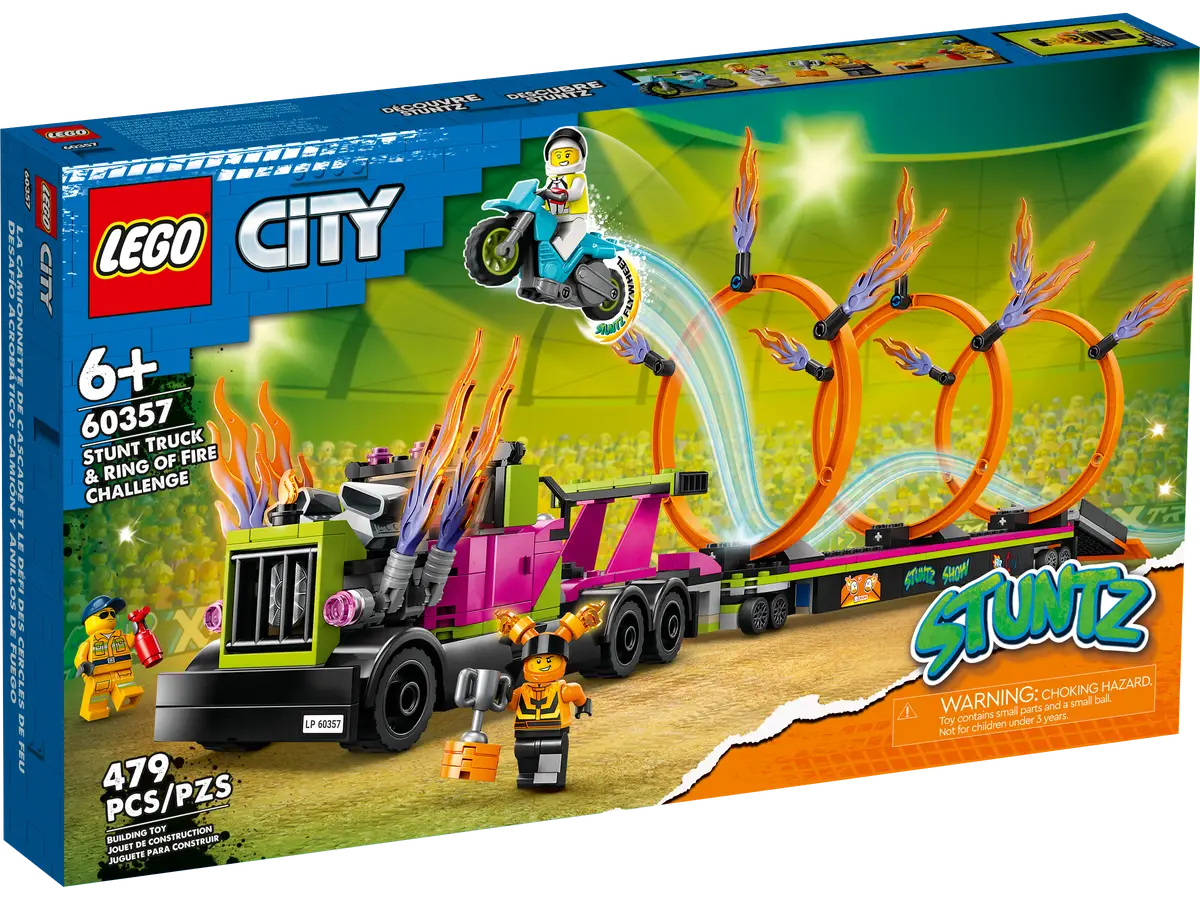 LEGO® Town 60357 Stunt Truck & Rin Building Kit
