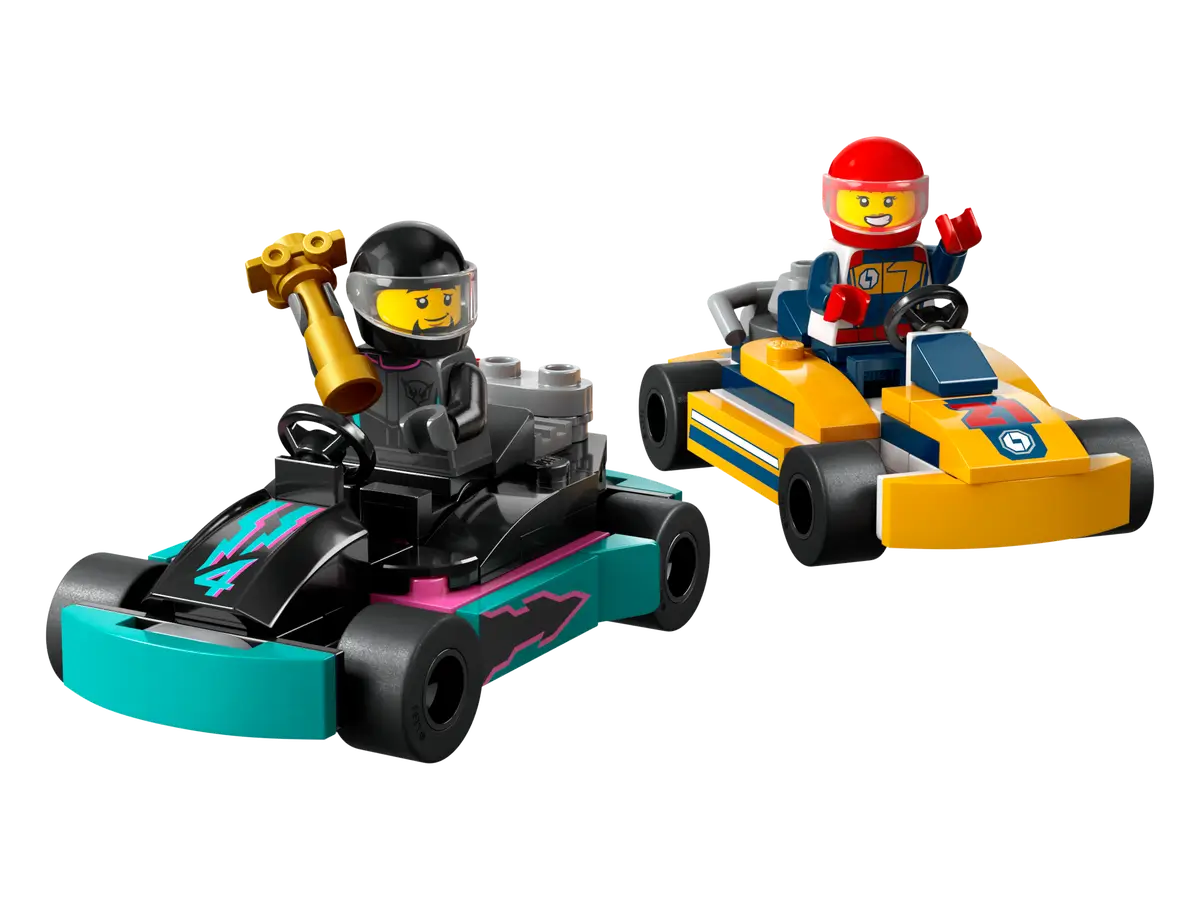 LEGO® Town 60400 Go-Karts and Race Drivers Building Kit