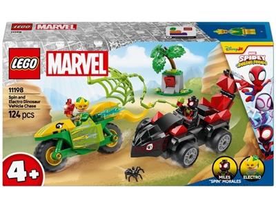LEGO® Super Heroes 11198 - Spin and Electro Dinosaur Vehicle Chase Preowned Building Kit