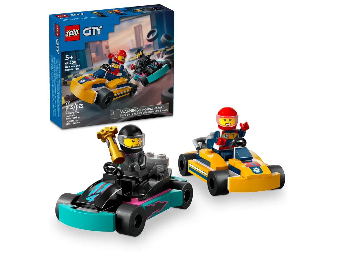 LEGO® Town 60400 Go-Karts and Race Drivers Building Kit