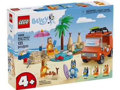 LEGO® Bluey 11202-1 Bluey's Beach & Family Car Trip