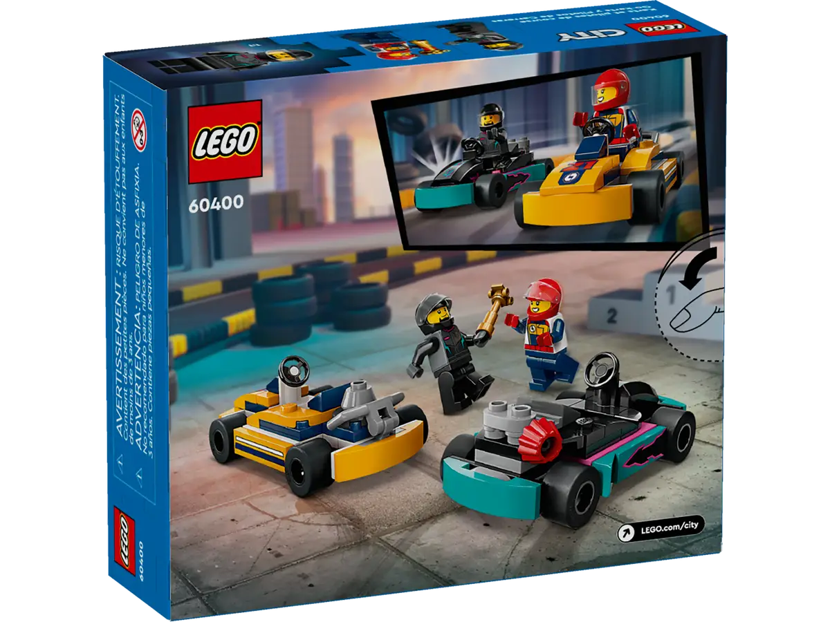 LEGO® Town 60400 - Go-Karts and Race Drivers Preowned Building Kit