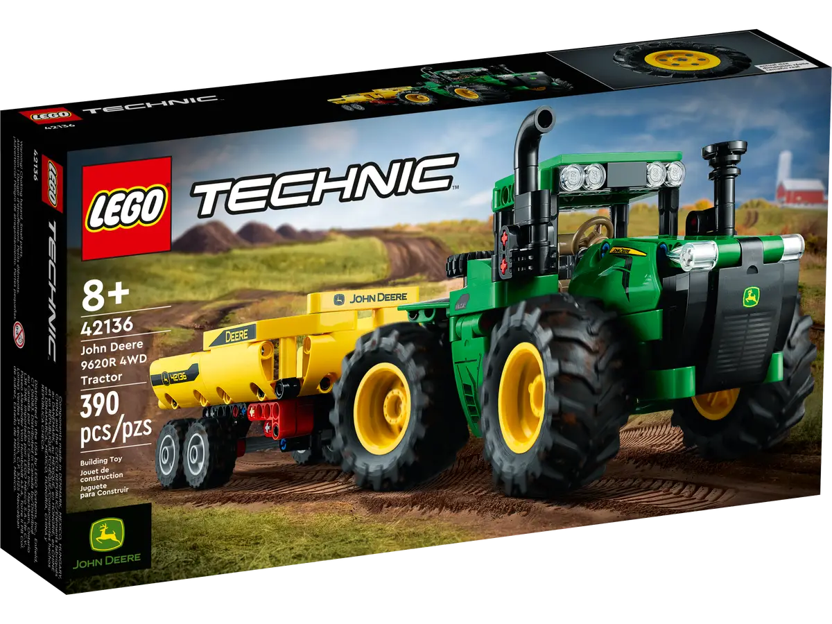LEGO® Technic 42136 John Deere 9620R 4WD Tractor Building Kit