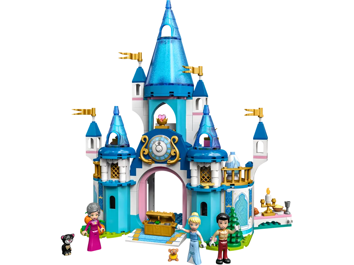 LEGO® Disney 43206 Cinderella and Prince Charming's Castle Building Kit