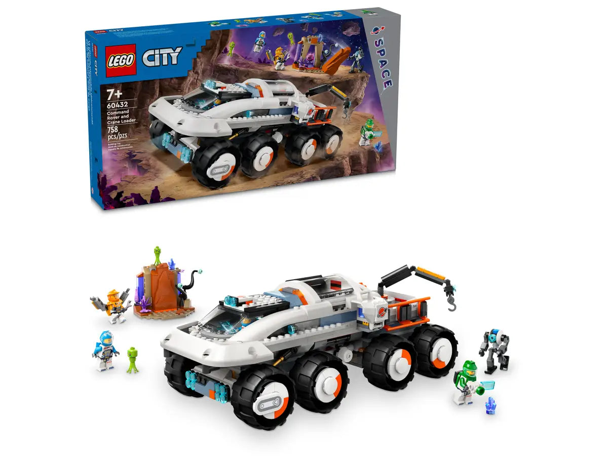 LEGO® Town 60432 Command Rover and Crane Loader Building Kit