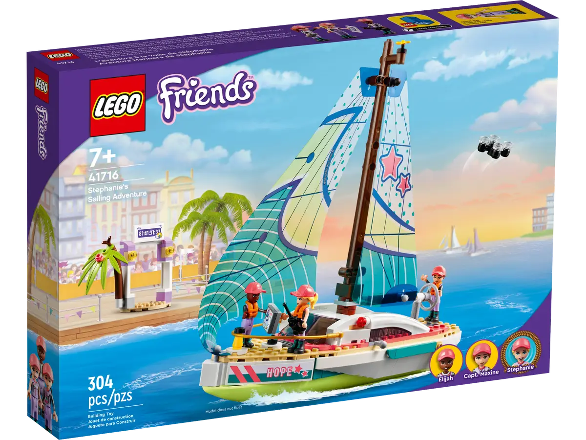LEGO® Friends 41716 Stephanies Sailing Adventure Building Kit