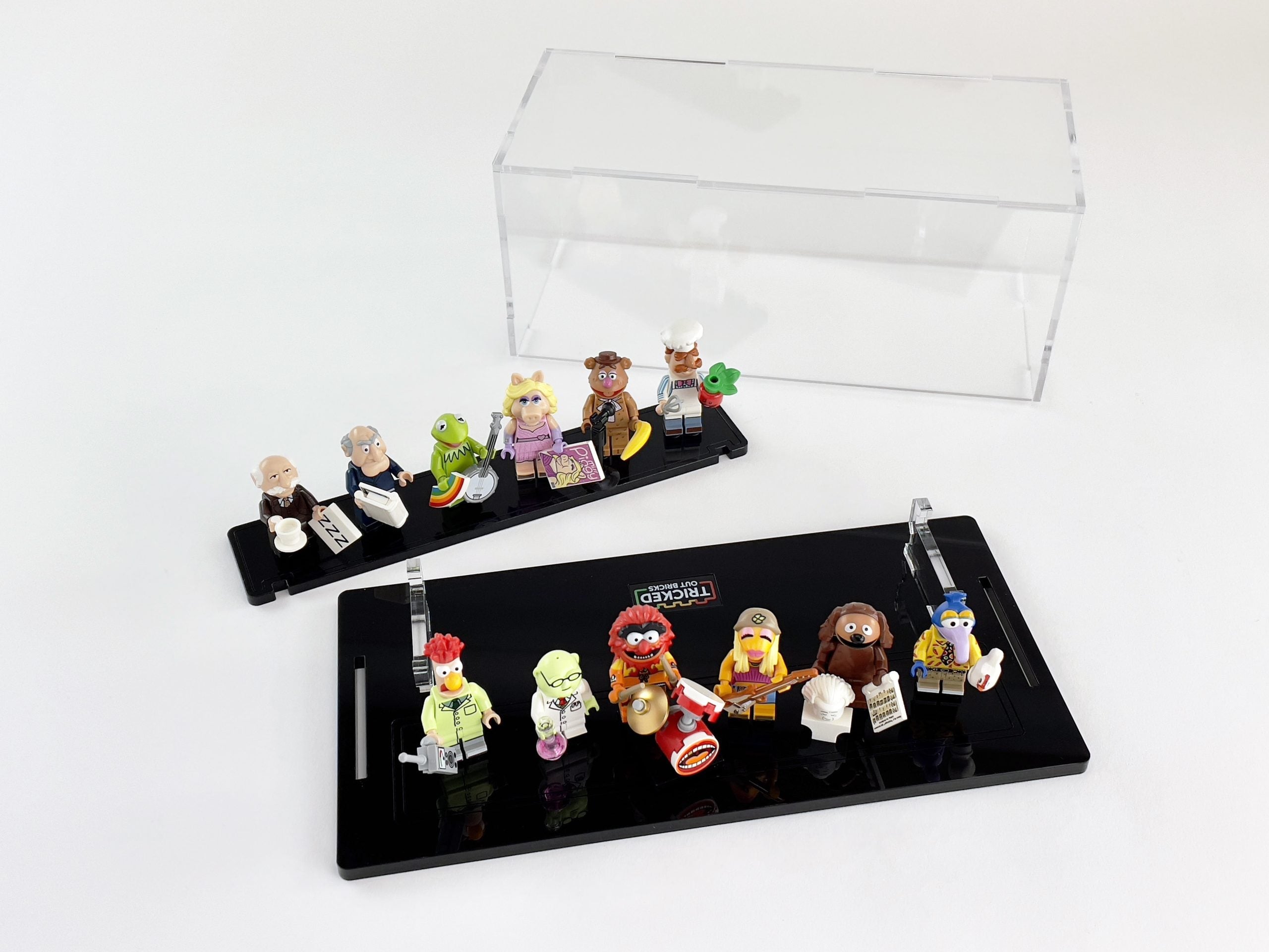 LEGO® Display – Tricked Out Bricks 12 Figure Podium Display Case