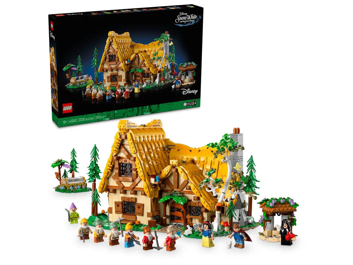 LEGO® Disney 43242 Snow White and the Seven Dwarfs' Cottage Building Kit