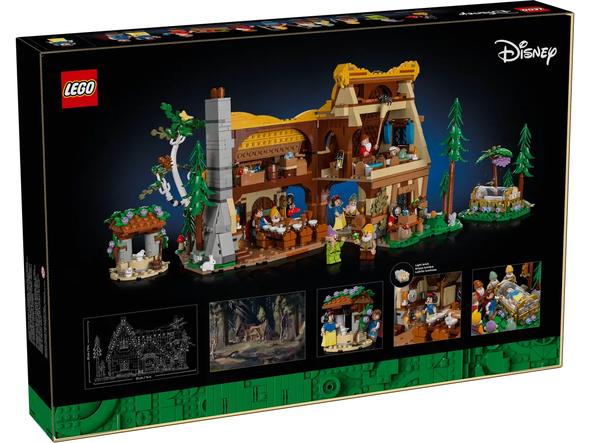 LEGO® Disney 43242 Snow White and the Seven Dwarfs' Cottage Building Kit
