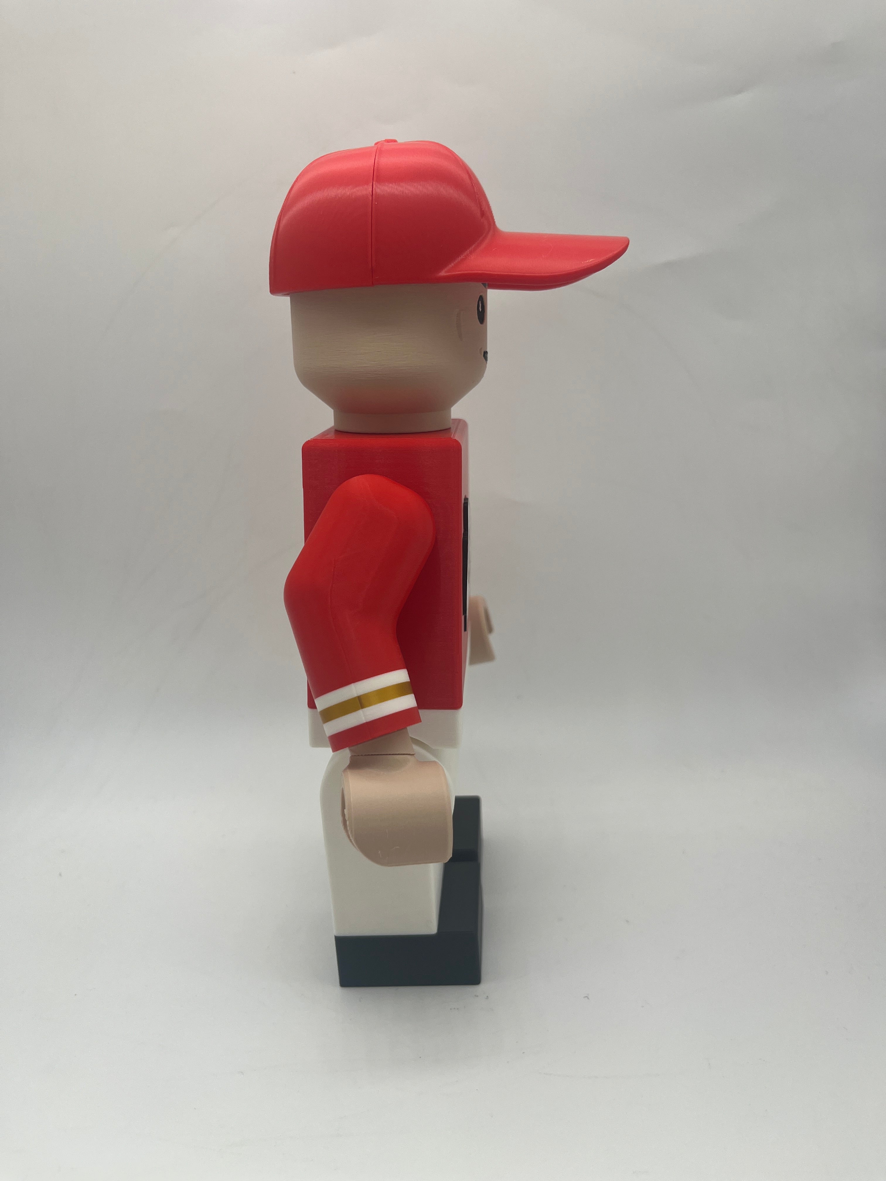 LEGO-inspired Kansas City Chiefs Display Figure Collectible