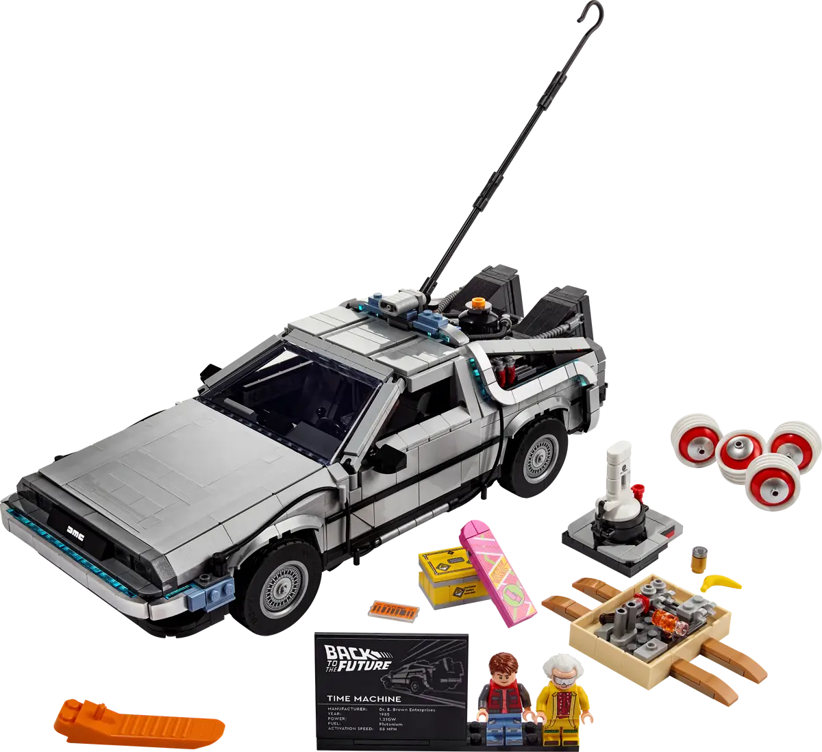 LEGO® Creator 10300 Back to the Future Time Machine Building Kit
