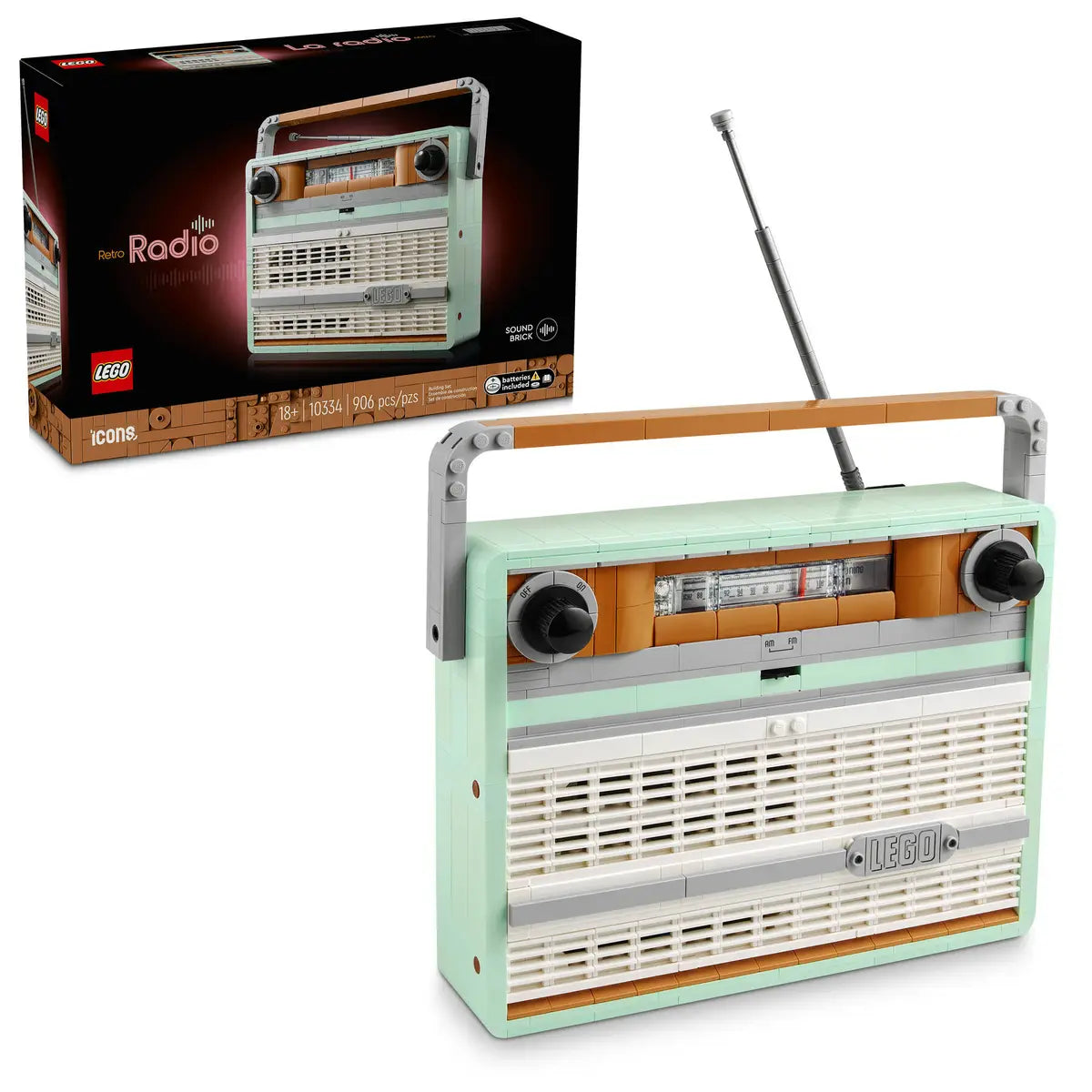 LEGO® Icons 10334 Retro Radio Building Kit