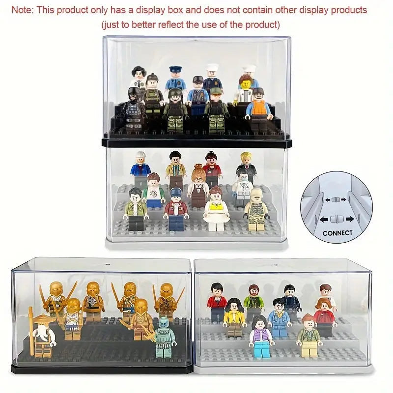 LEGO® Display – 3 Level Mini Figure Display Case - Black