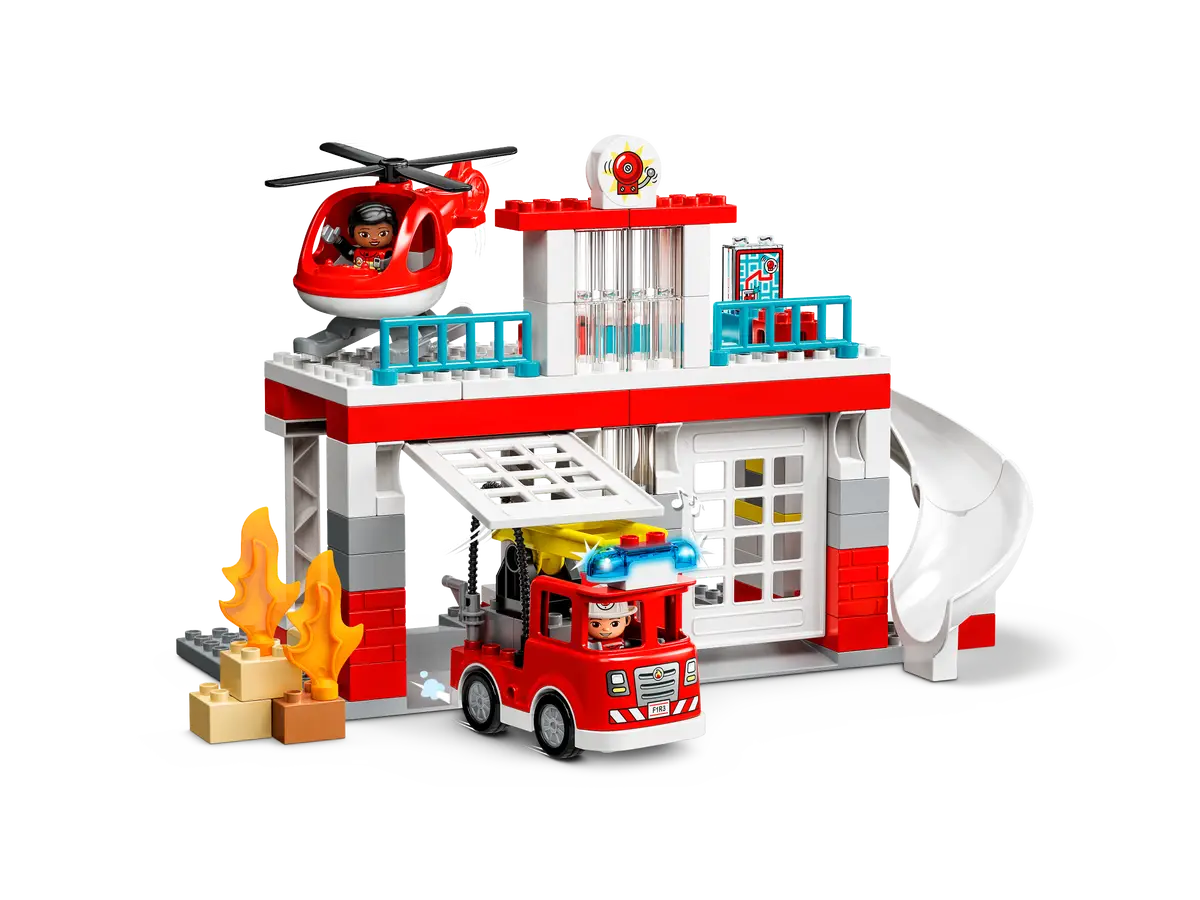 LEGO® DUPLO 10970 Fire Station & Helicopter Building Kit