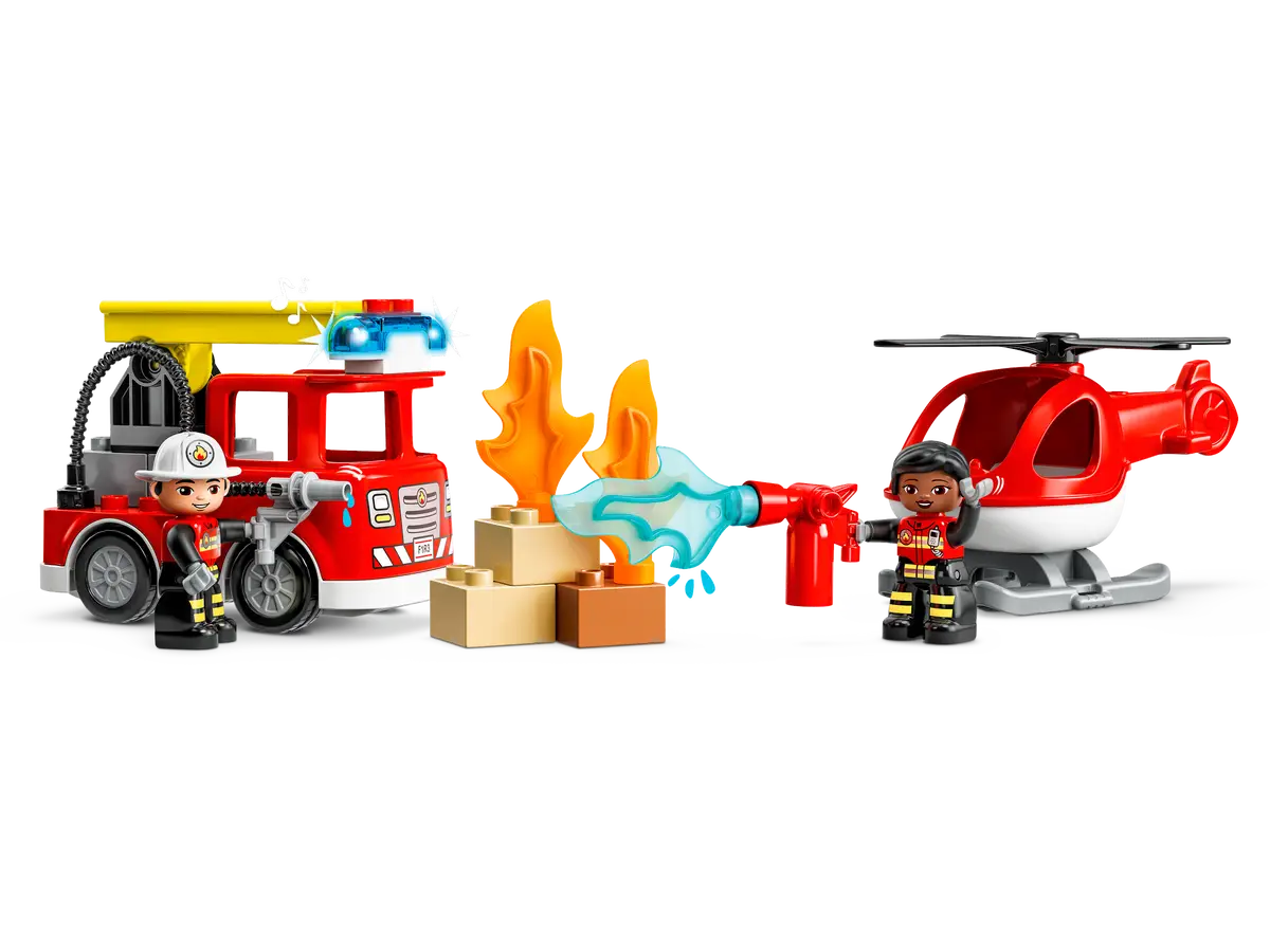 LEGO® DUPLO 10970 Fire Station & Helicopter Building Kit