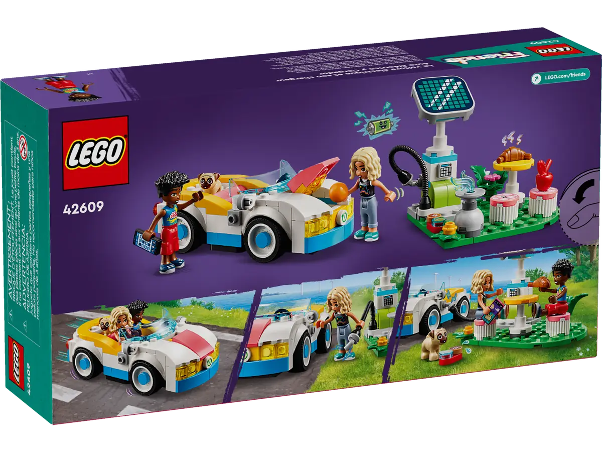 LEGO® Friends 42609 Electric Car and Charger Building Kit