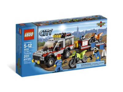 LEGO® Town 4433 - Dirt Bike Transporter Preowned Building Kit