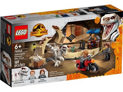 LEGO® Jurassic World 76945 - Atrociraptor Dinosaur Bike Chase Preowned Building Kit