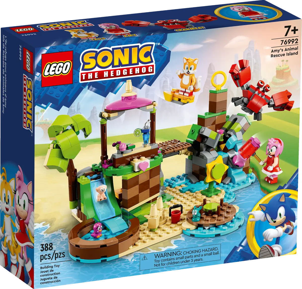 LEGO® Sonic the Hedgehog 76992 Amy's Animal Rescue Island Building Kit
