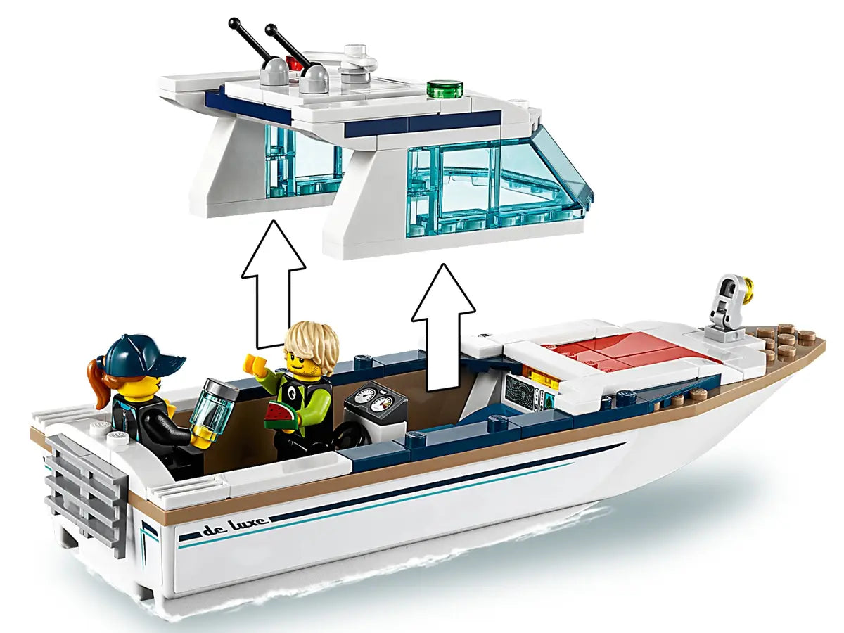 LEGO® Town 60221 Diving Yacht Building Kit