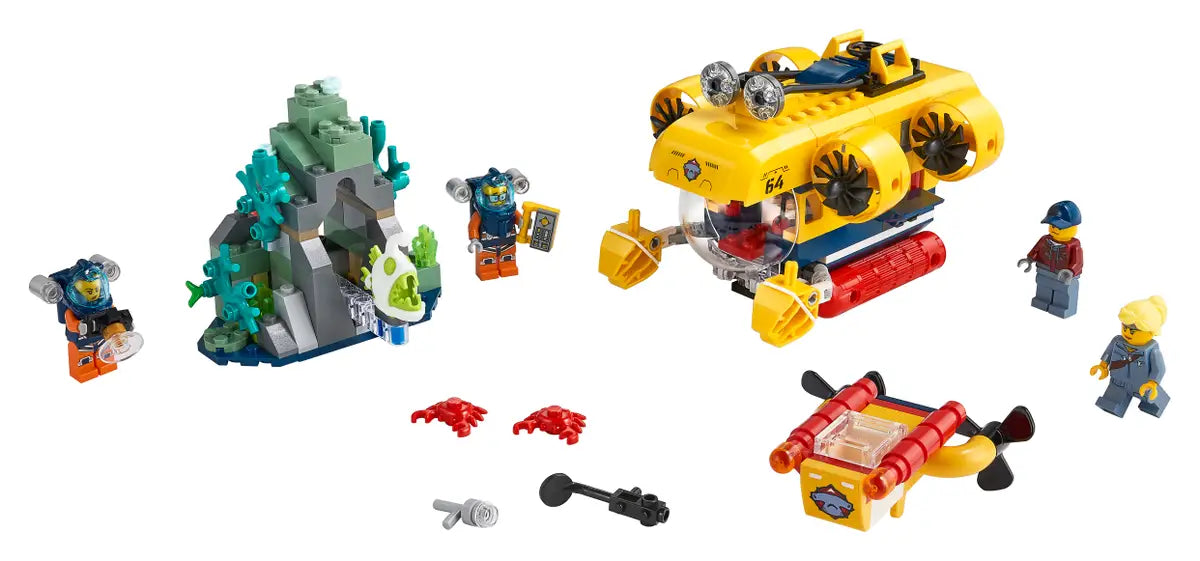 LEGO® Town 60264 Ocean Exploration Submarine Building Kit