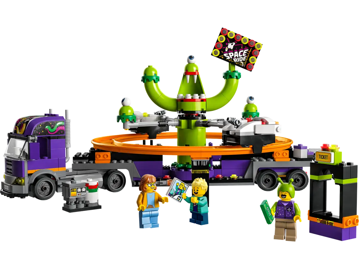 LEGO® Town 60313 Space Ride Amusement Truck Building Kit