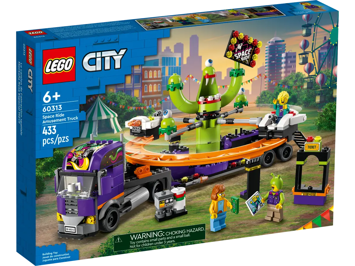 LEGO® Town 60313 Space Ride Amusement Truck Building Kit