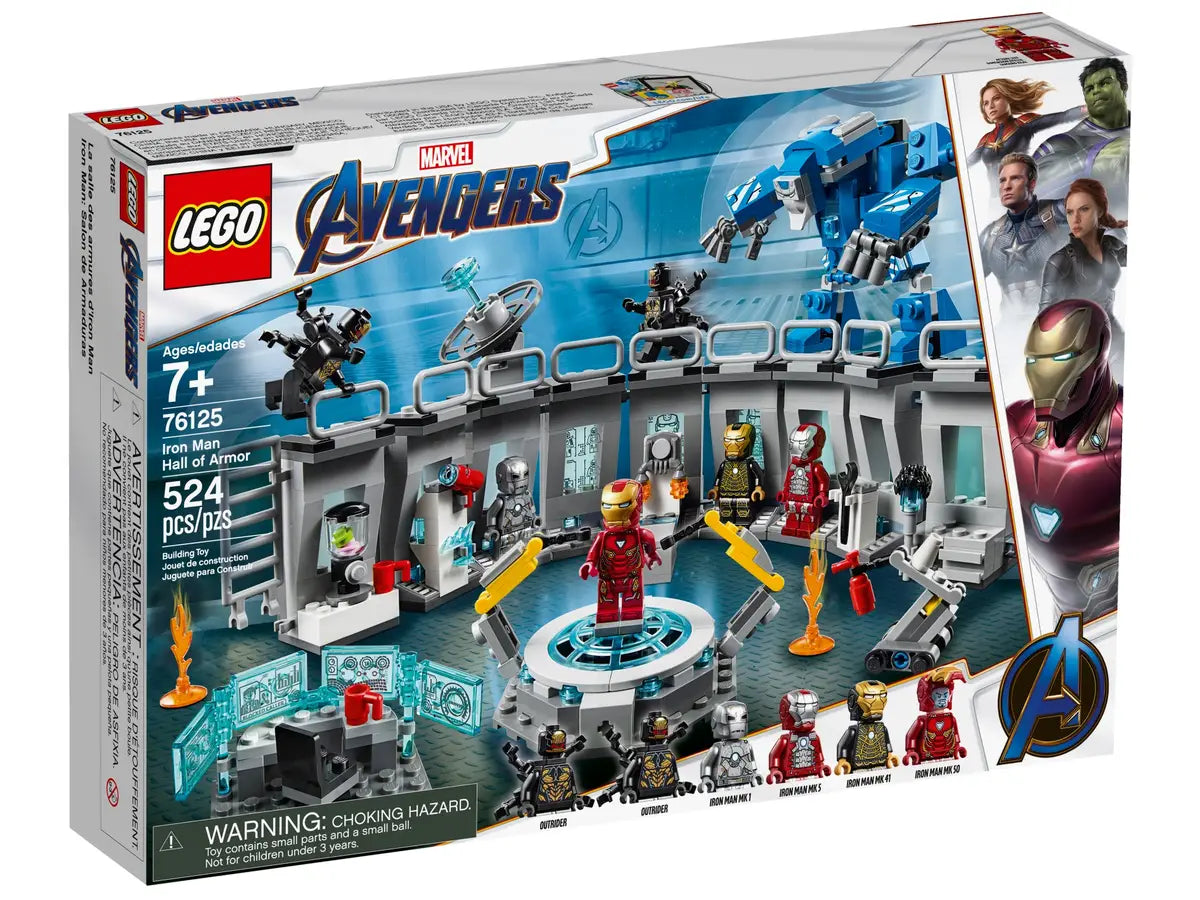 LEGO® Super Heroes 76125 Iron Man Hall of Armor Building Kit
