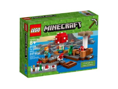 LEGO® Minecraft 21129 - The Mushroom Island Preowned Building Kit