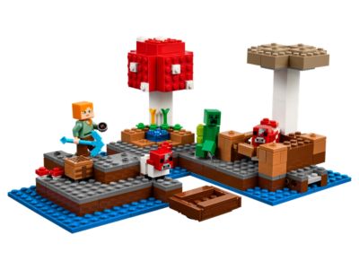 LEGO® Minecraft 21129 The Mushroom Island Building Kit
