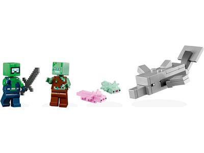 LEGO® Minecraft 21247 The Axolotl House Building Kit