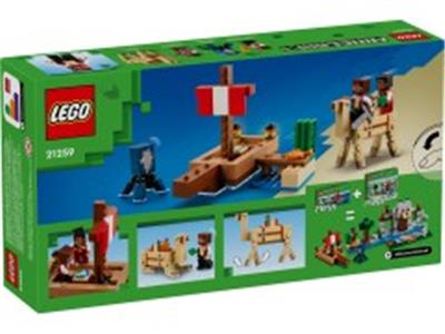 LEGO® Minecraft 21259 - The Pirate Ship Voyage Preowned Building Kit