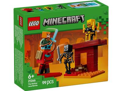 LEGO® Minecraft 21266 - The Nether Lava Battle Preowned Building Kit