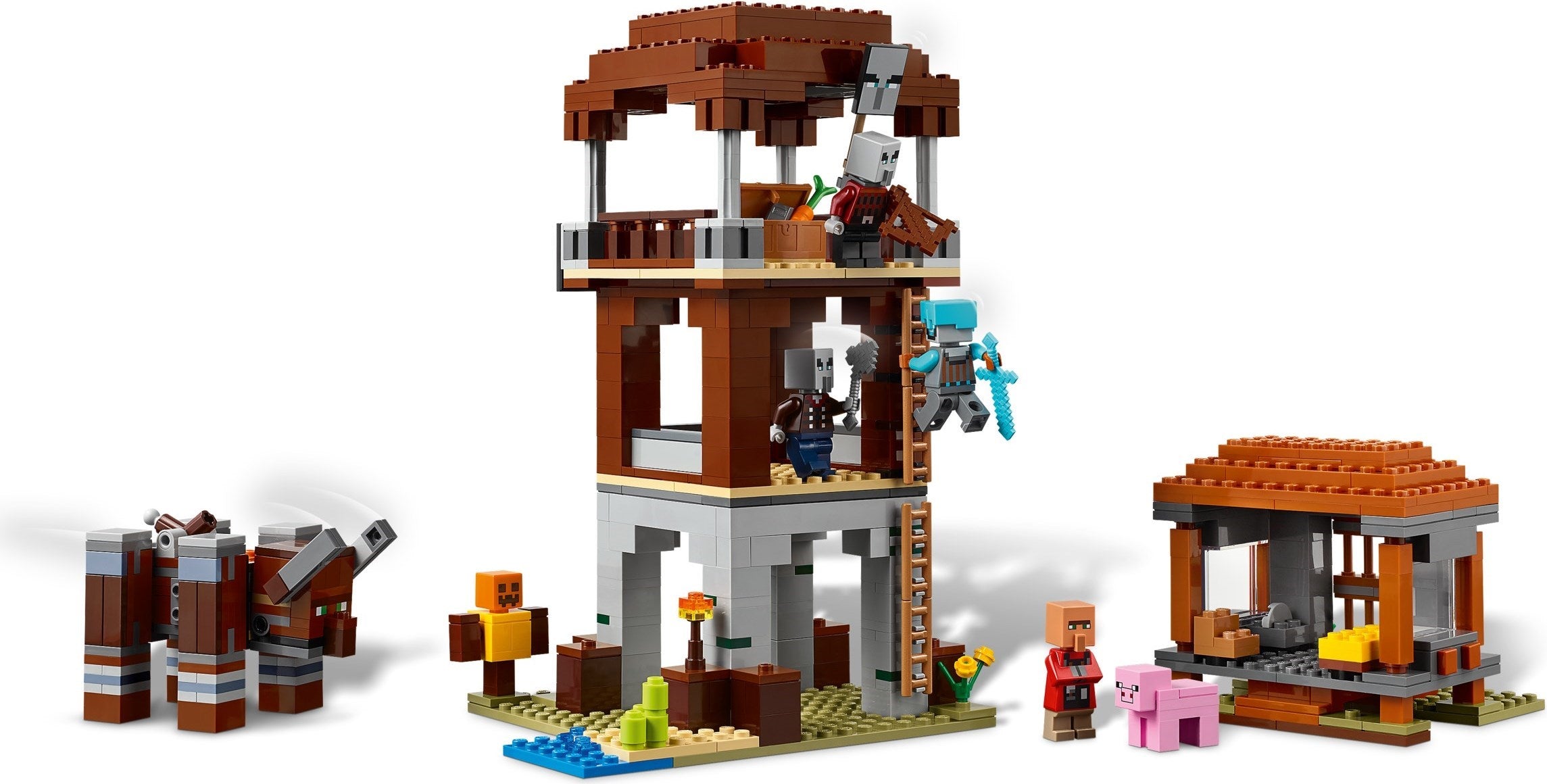 LEGO® Minecraft 21278-1 The Pillager Outpost and Ravager