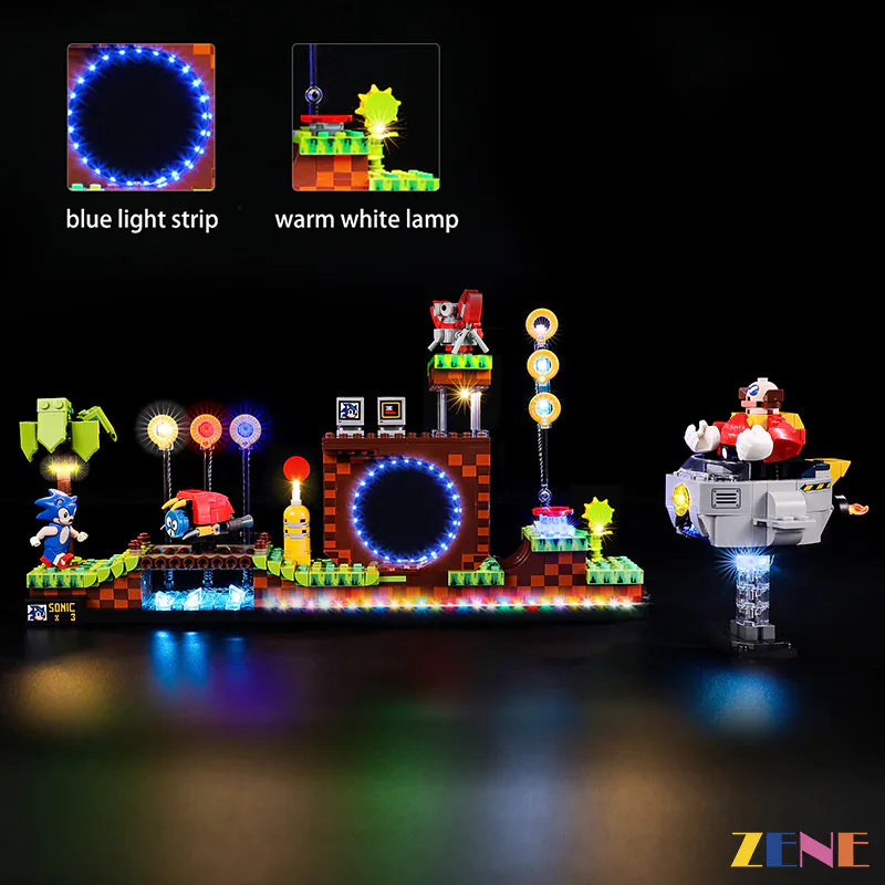 LEGO Light Kit for Sonic the Hedgehogs™ – Green Hill Zone 21331 Ver. 2