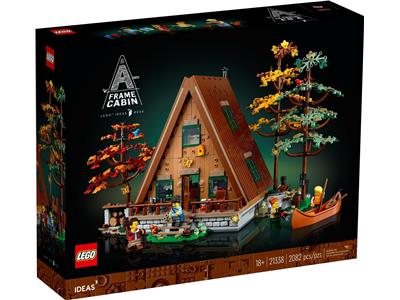 LEGO® Ideas 21338 A-Frame Cabin Building Kit
