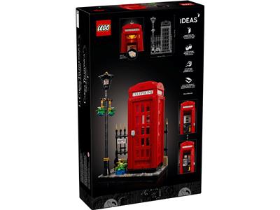 LEGO® Ideas 21347 - Red London Telephone Box Preowned Building Kit