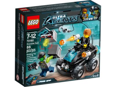 LEGO® Ultra Agents 70160 - Riverside Raid Preowned Building Kit